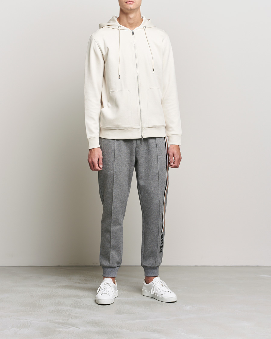Tailored Smith Full Zip Hoodie Open White bei Care of Carl