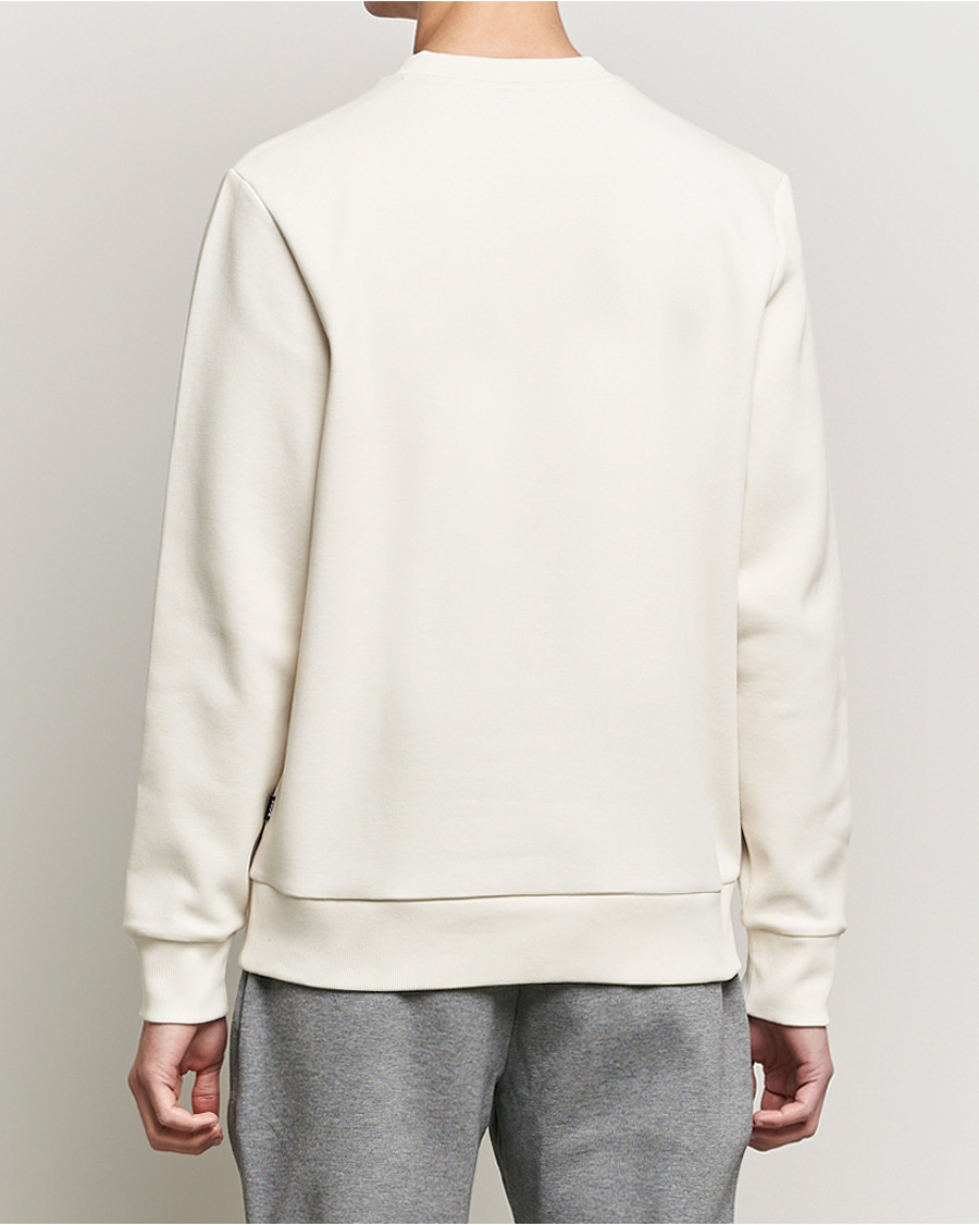 Herren | Pullover | BOSS BLACK | Stadler Logo Crew Neck Sweatshirt Open White