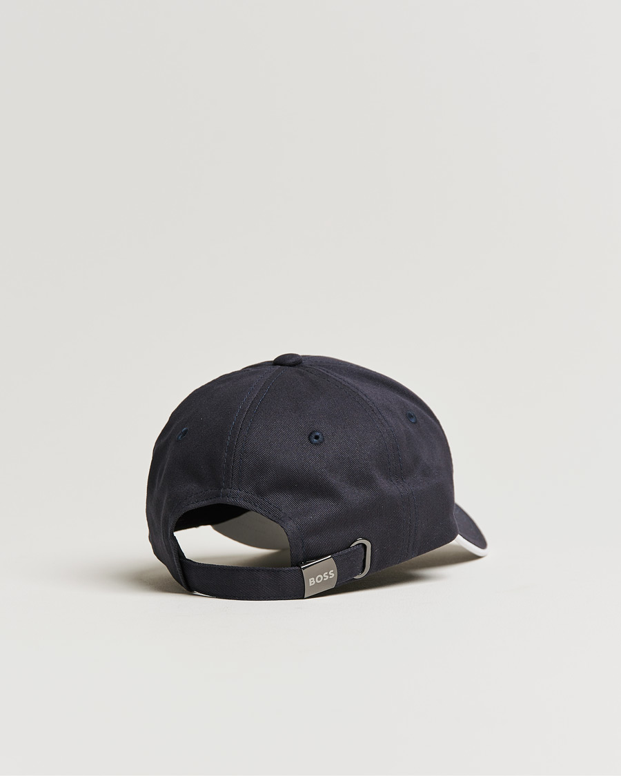 Herren | BOSS Athleisure Curved Logo Cap Dark Blue | BOSS GREEN | BOSS Athleisure Curved Logo Cap Dark Blue