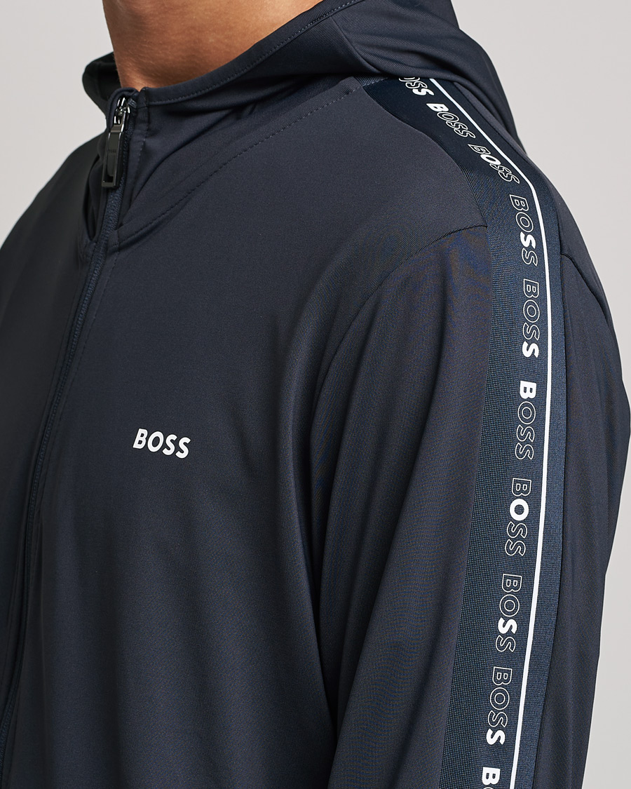 Herren | Pullover | BOSS GREEN | Sicon Gym Full Zip Hoodie Dark Blue