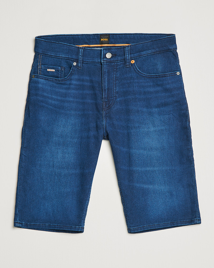 Herren | Shorts | BOSS ORANGE | BOSS Casual Taber Denim Shorts Navy