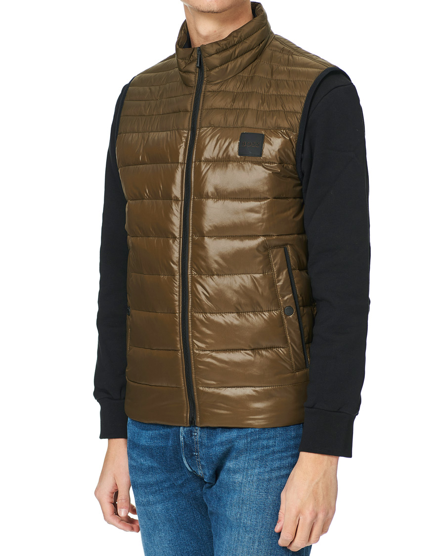 Herren | Jacken | BOSS ORANGE | Odeno Down Vest Dark Green