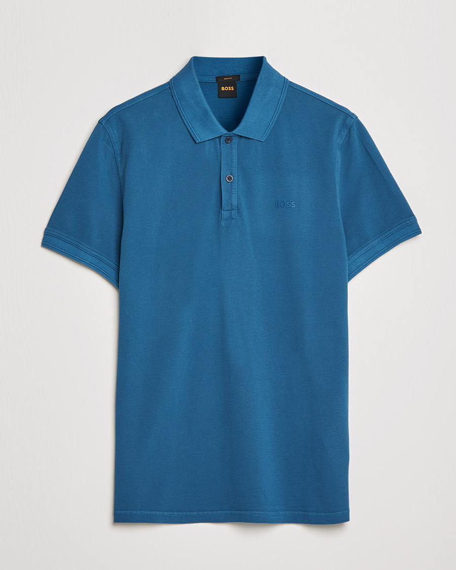 Herren | Poloshirt | BOSS ORANGE | BOSS Casual Prime Logo Polo Medium Blue