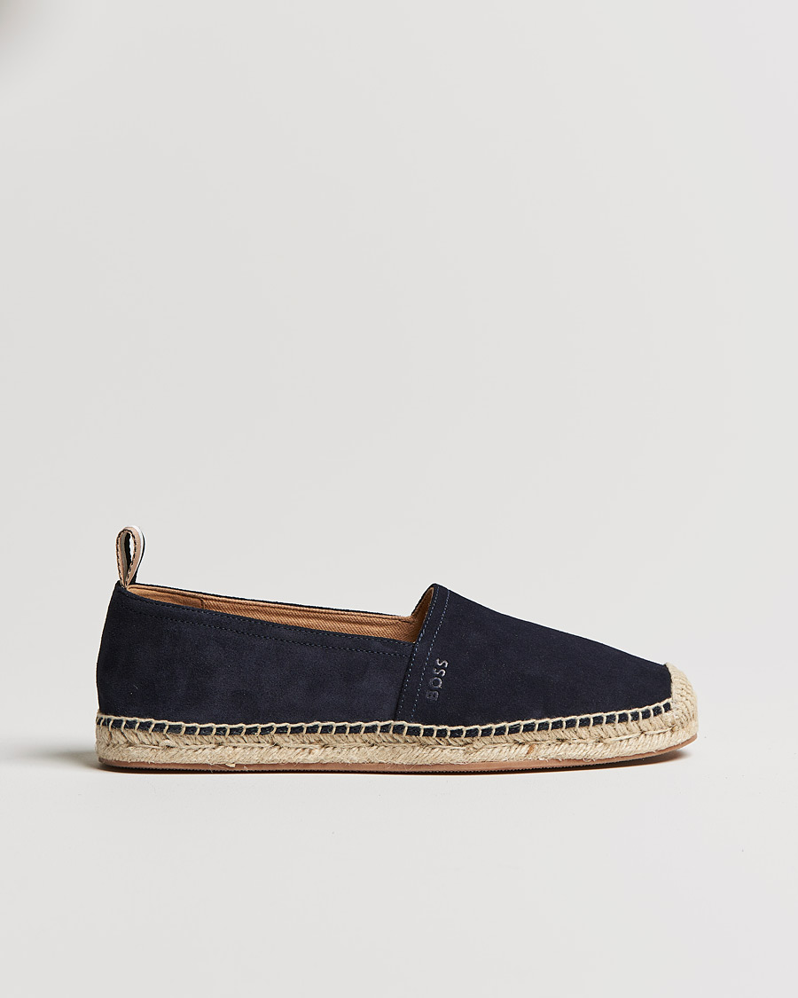 Herren | BOSS Madeira Espandrilles Dark Blue | BOSS BLACK | BOSS Madeira Espandrilles Dark Blue
