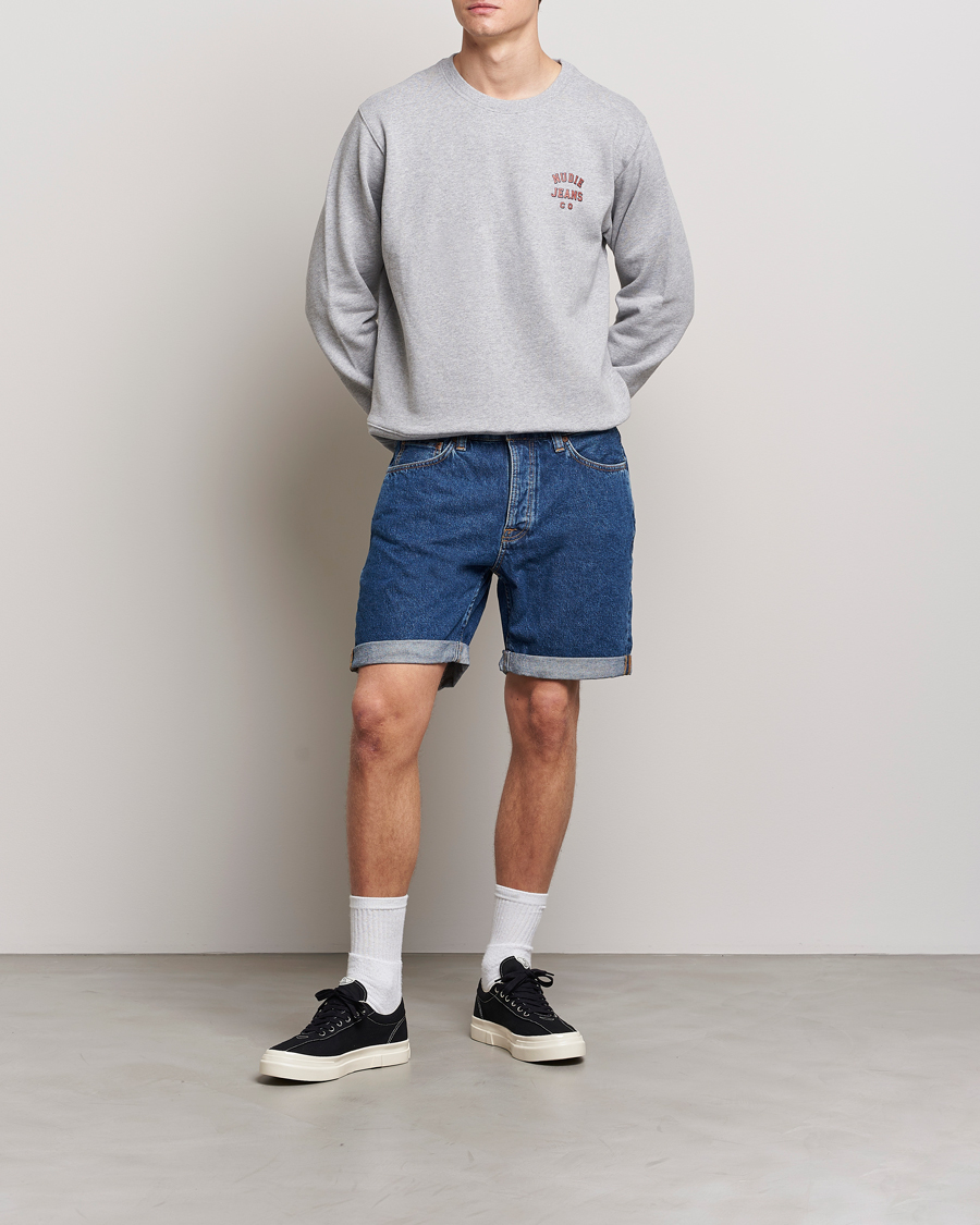 Herren | Shorts | Nudie Jeans | Josh Stretch Denim Shorts 90s Stone Denim