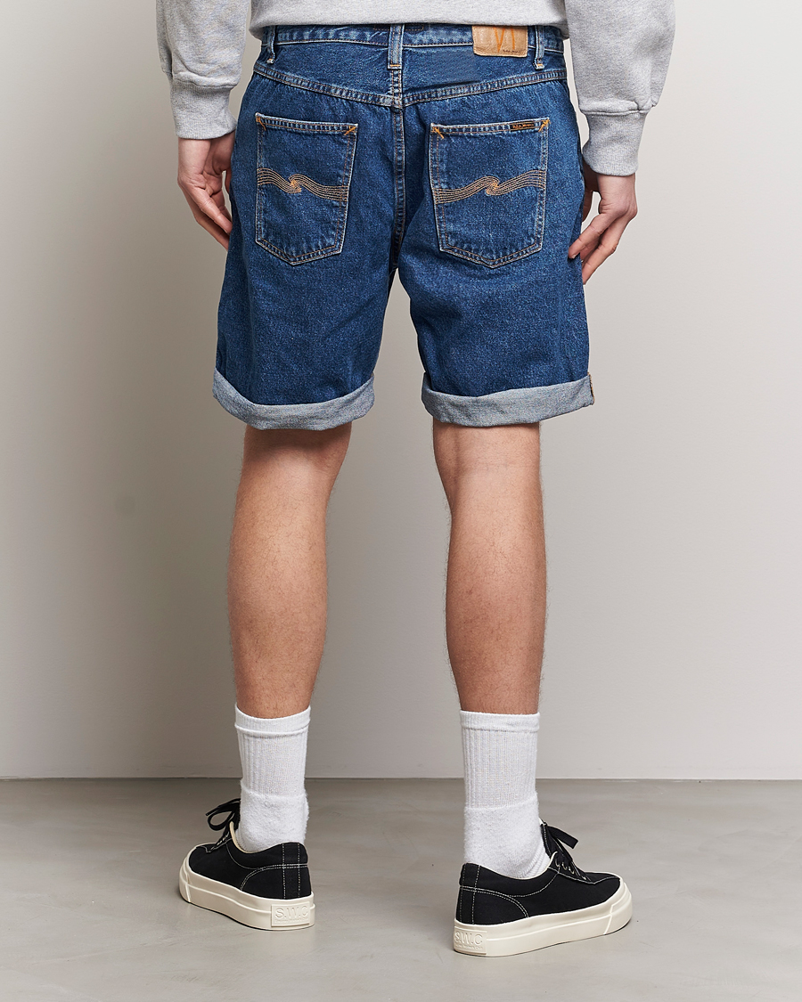 Herren | Shorts | Nudie Jeans | Josh Stretch Denim Shorts 90s Stone Denim