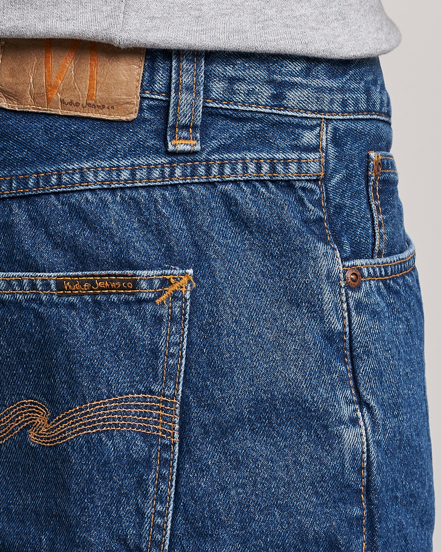 Herren | Shorts | Nudie Jeans | Josh Stretch Denim Shorts 90s Stone Denim