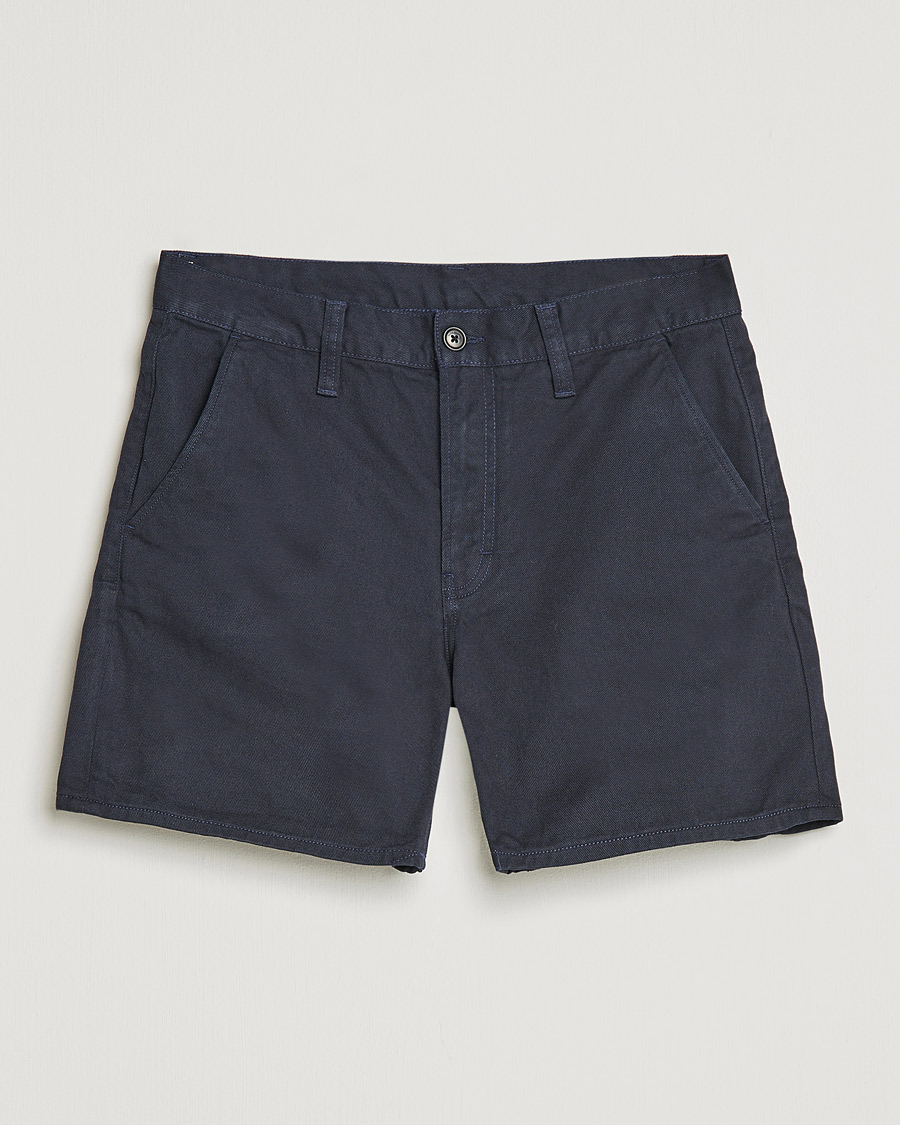 Herren | Shorts | Nudie Jeans | Luke Worker Shorts Navy