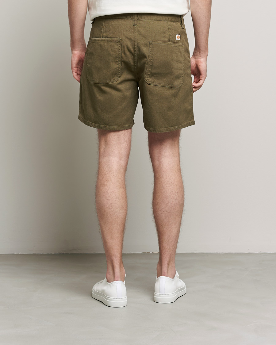 Herren | Shorts | Nudie Jeans | Luke Worker Shorts Faded Green