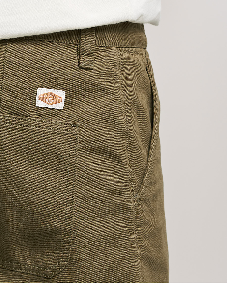 Herren | Shorts | Nudie Jeans | Luke Worker Shorts Faded Green