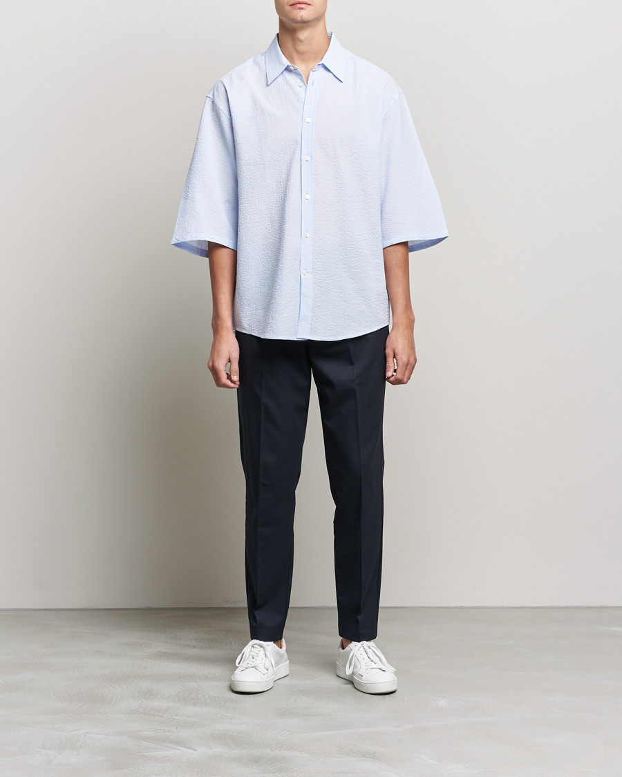 Herren | Hemden | Tiger of Sweden | Kevin Short Sleeve Shirt Light blue