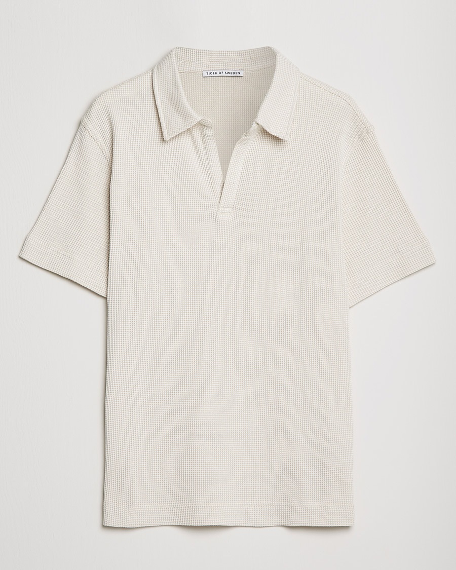 Herren | Poloshirts | Tiger of Sweden | Truane Short Sleeve Polo White Smoke