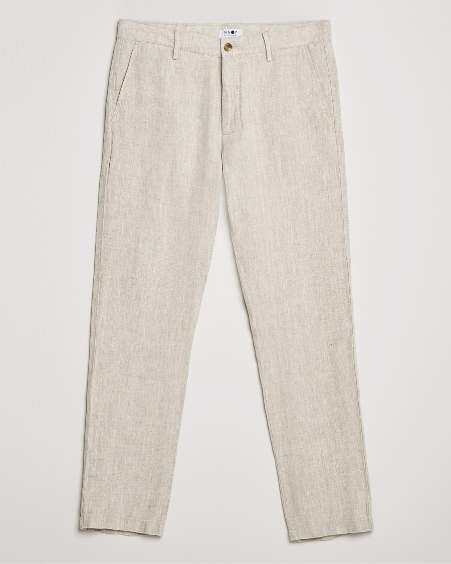 Herren | Hosen | NN07 | Karl Linen Trousers Oat