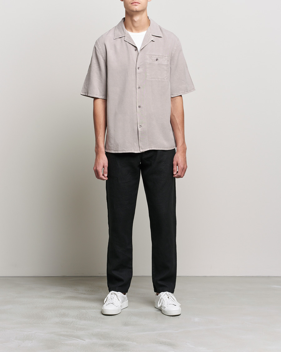 Herren | Hosen | NN07 | Karl Linen Trousers Black