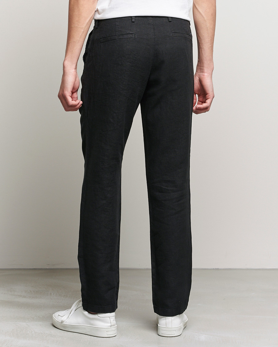 Herren | Hosen | NN07 | Karl Linen Trousers Black