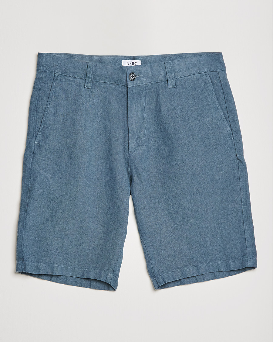 Herren |  | NN07 | Crown Linen Shorts Dust Blue