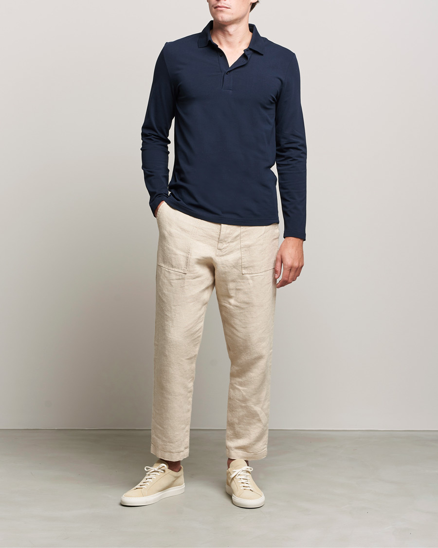 Herren | The Linen Lifestyle | NN07 | Nohr Heavy Linen Trousers Ecru