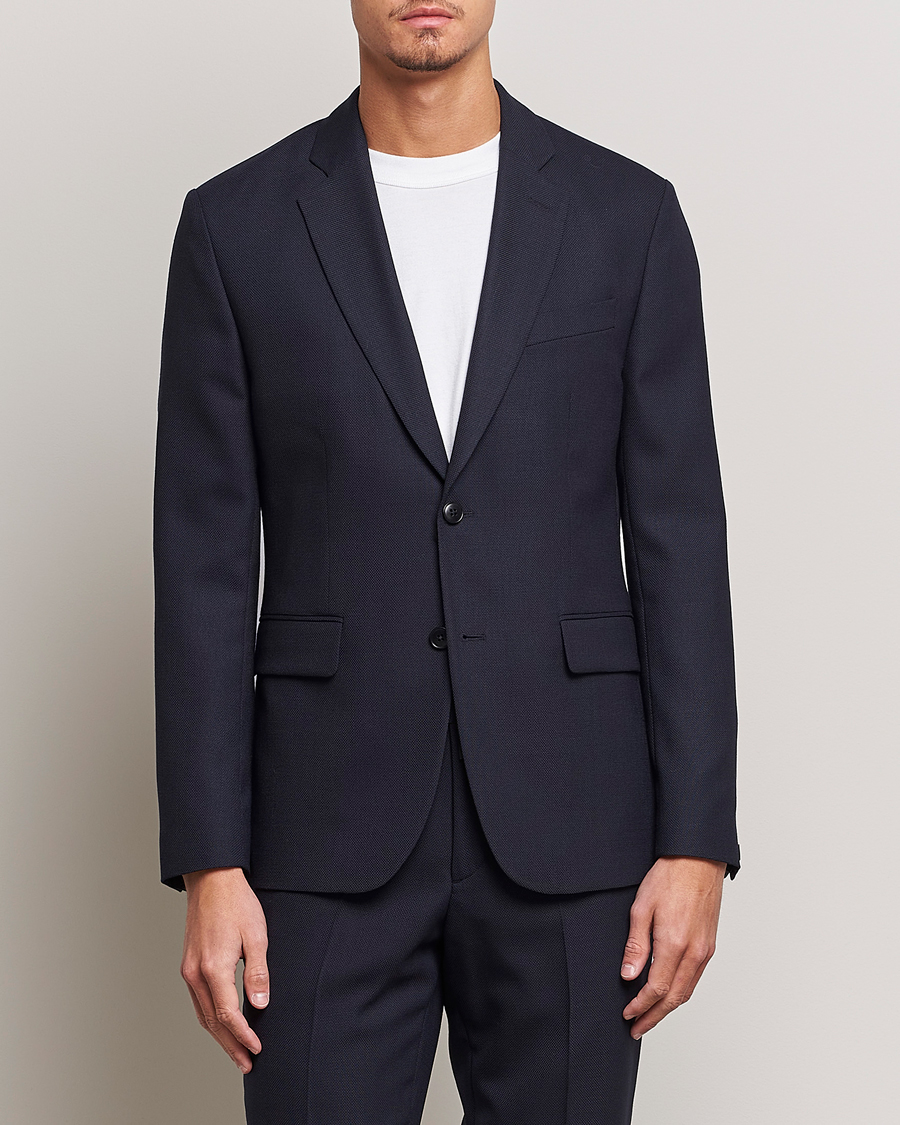 Herren | Kategorie | J.Lindeberg | Hopper Active Hopsack Blazer Navy