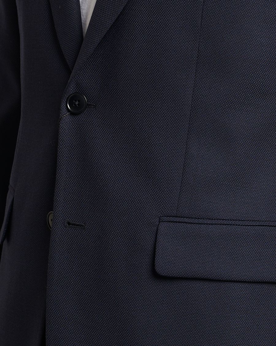 Herren | Sakkos | J.Lindeberg | Hopper Active Hopsack Blazer Navy