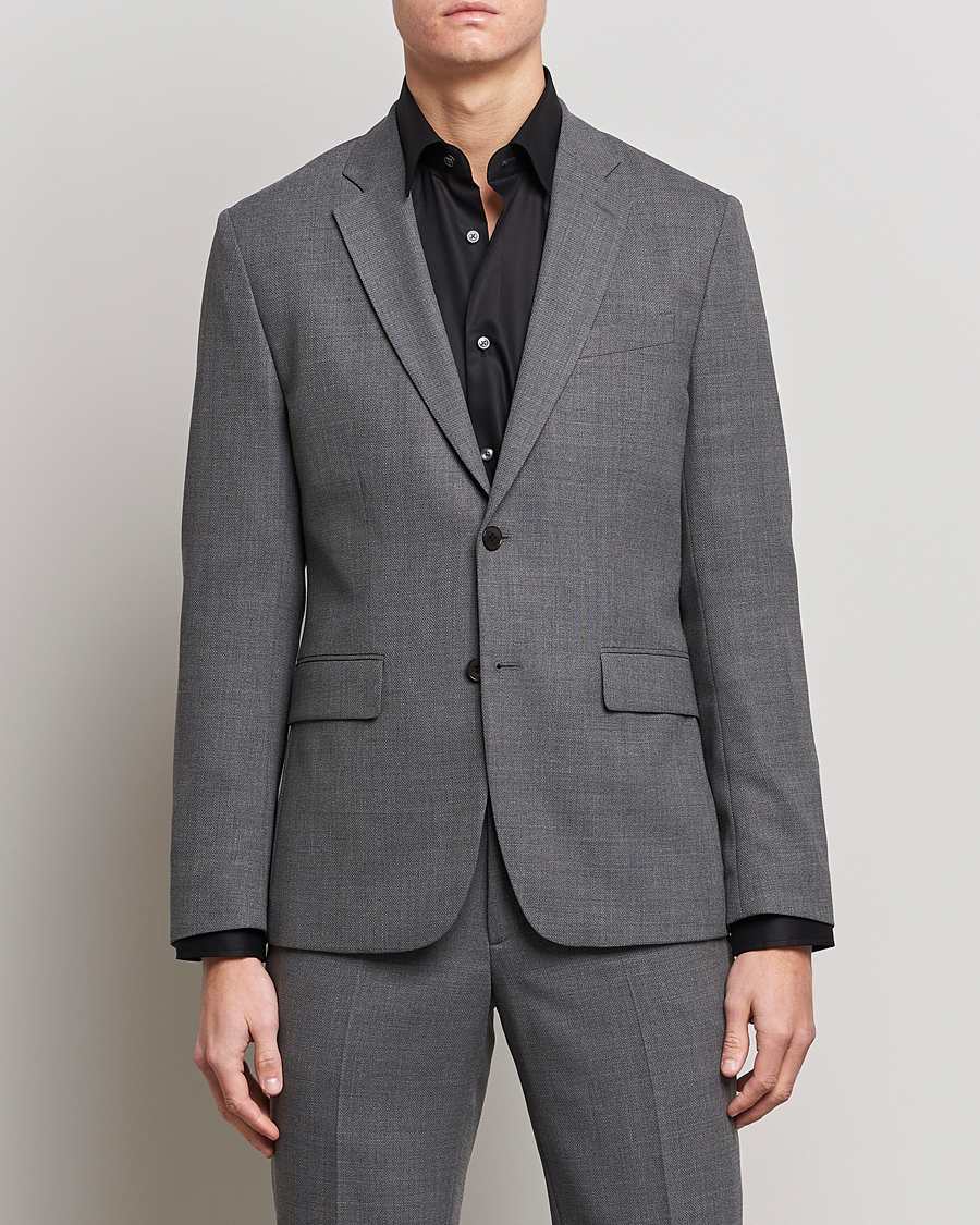 Herr |  | J.Lindeberg | Hopper Active Hopsack Blazer Grey Melange