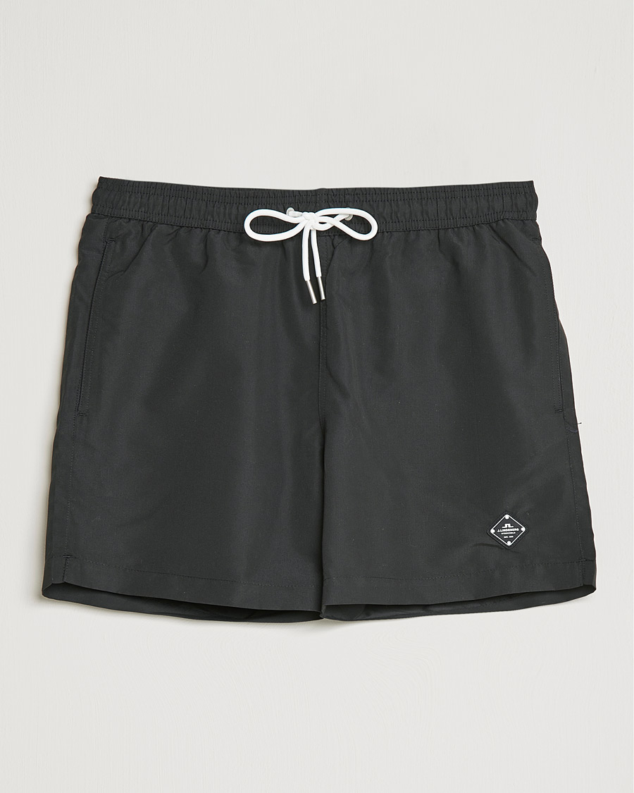 Herren | Badehosen | J.Lindeberg | Banks Solid Swimshorts Black