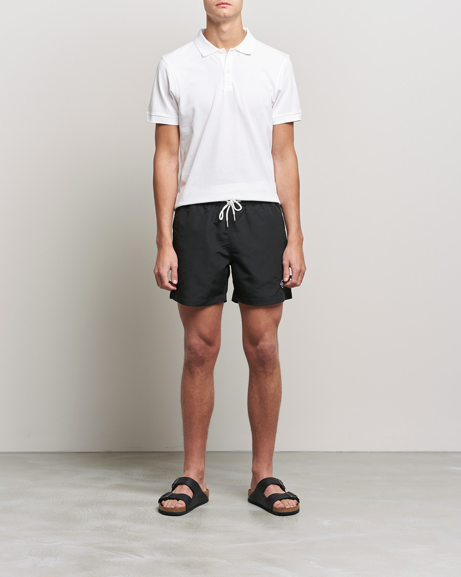 Herren | Badehosen | J.Lindeberg | Banks Solid Swimshorts Black