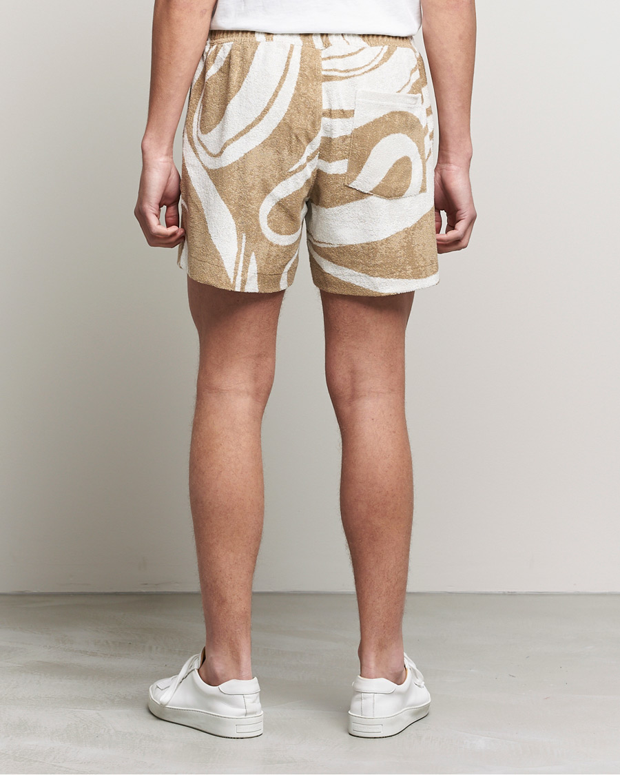 Herren | Shorts | J.Lindeberg | Bolt Toweling Jacquard Shorts Safari Beige