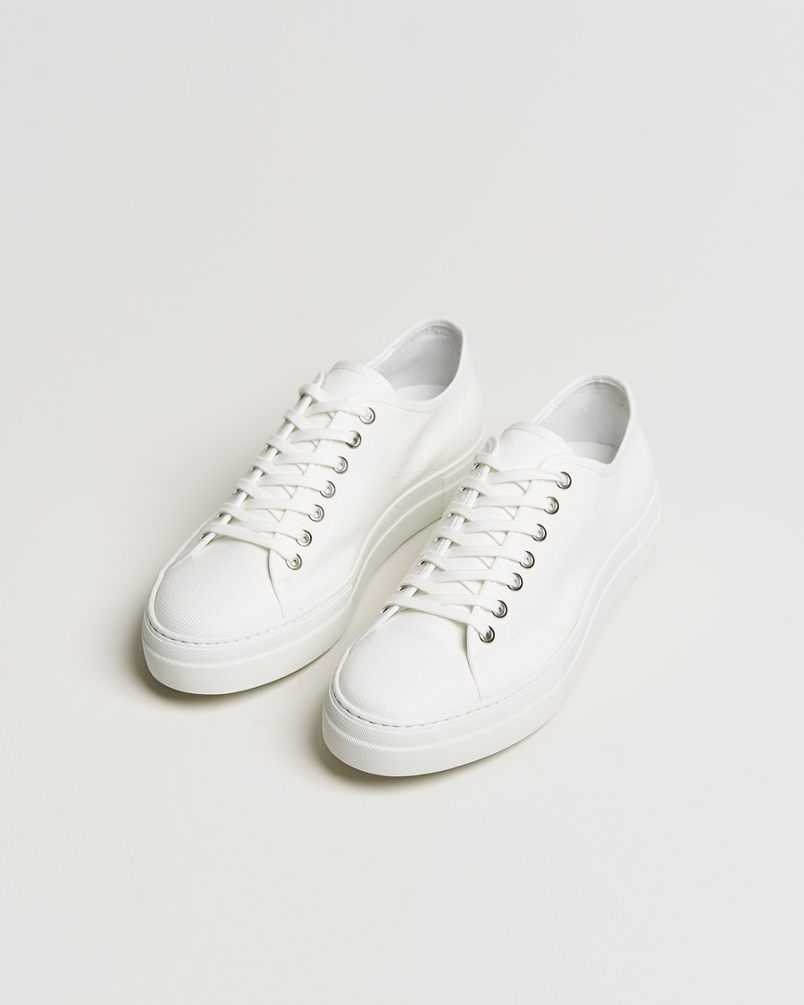 Herren | J.Lindeberg Art Signature Canvas Sneaker White | J.Lindeberg | Art Signature Canvas Sneaker White