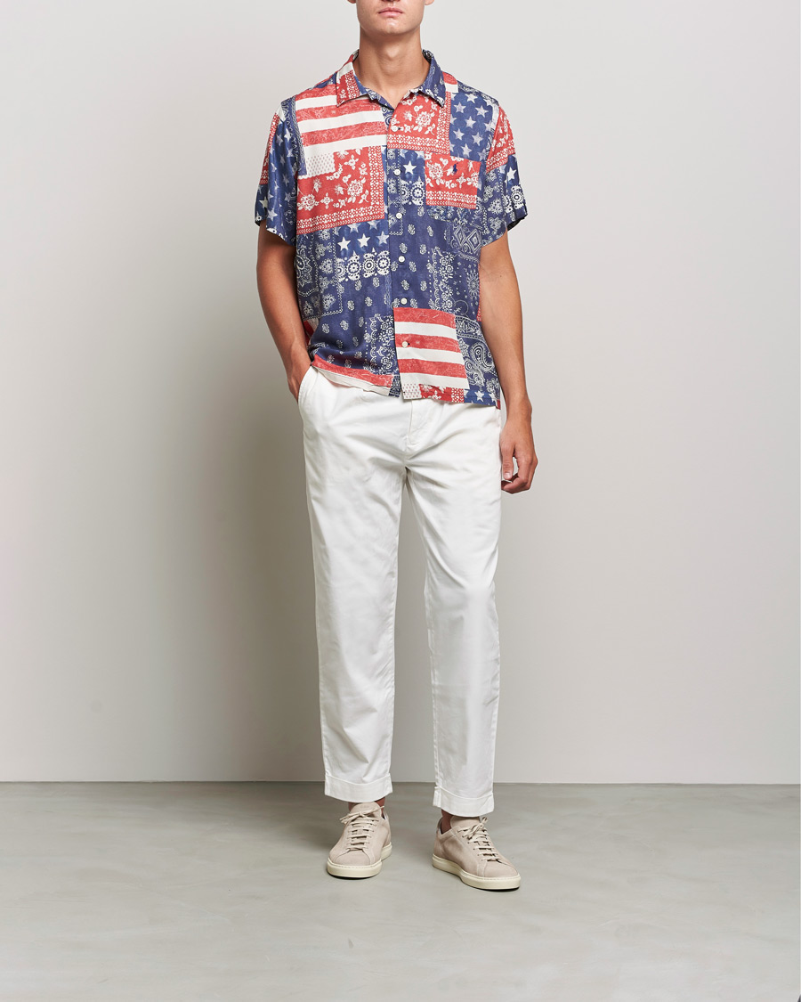 Herren | Hemden | Polo Ralph Lauren | Printed Short Sleeve Resort Collar Shirt Multi
