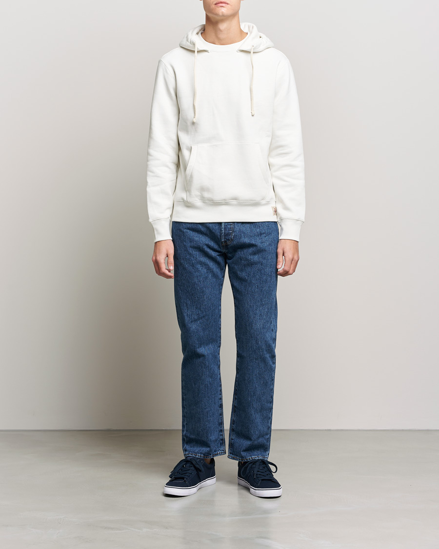 Herren | Pullover | Polo Ralph Lauren | Vintage Fleece Hoodie Deckwash White