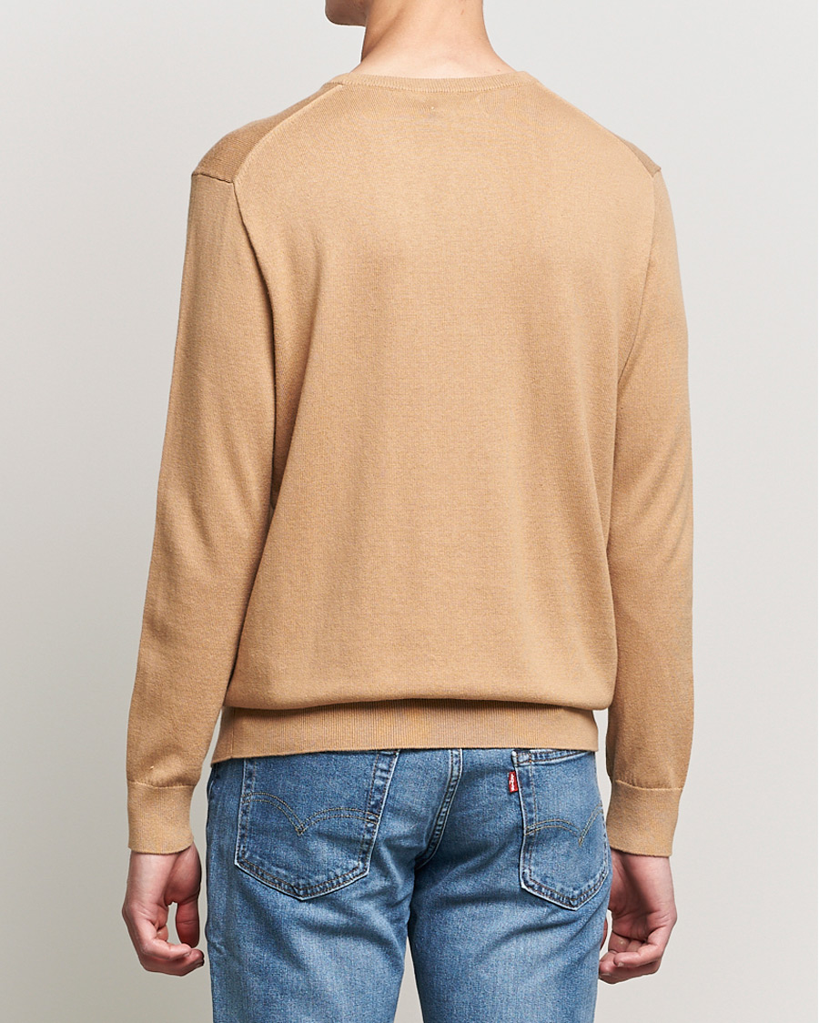 Herren | Pullover | Polo Ralph Lauren | Cotton/Cashmere Crew Neck Pullover Burlap Tan