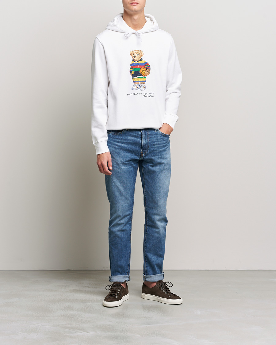 Herren | Pullover | Polo Ralph Lauren | Printed Active Bear Hoodie White