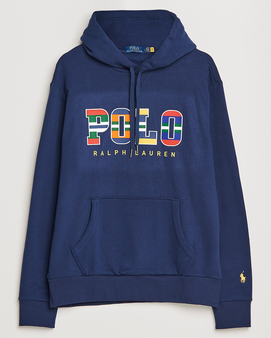 Herren | Pullover | Polo Ralph Lauren | Fleece Retro Logo Hoodie Cruise Navy