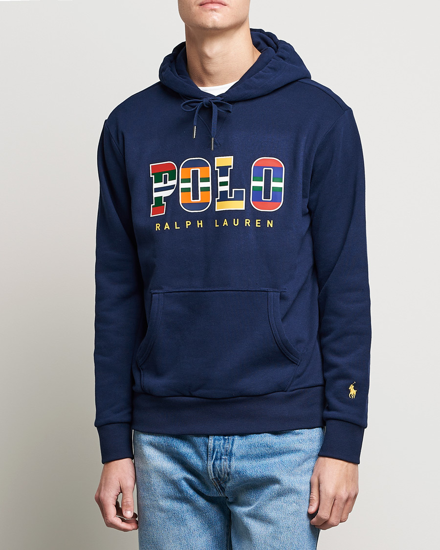 Herren | Pullover | Polo Ralph Lauren | Fleece Retro Logo Hoodie Cruise Navy