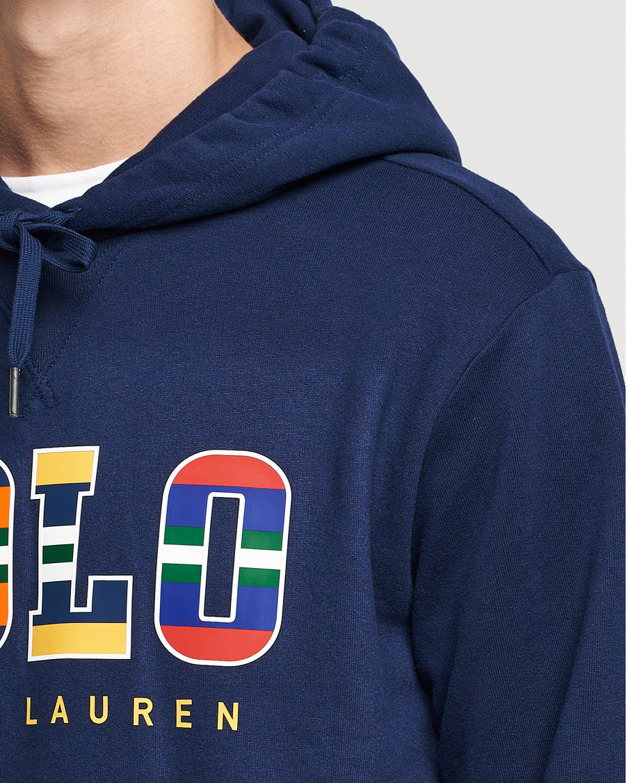 Herren | Pullover | Polo Ralph Lauren | Fleece Retro Logo Hoodie Cruise Navy