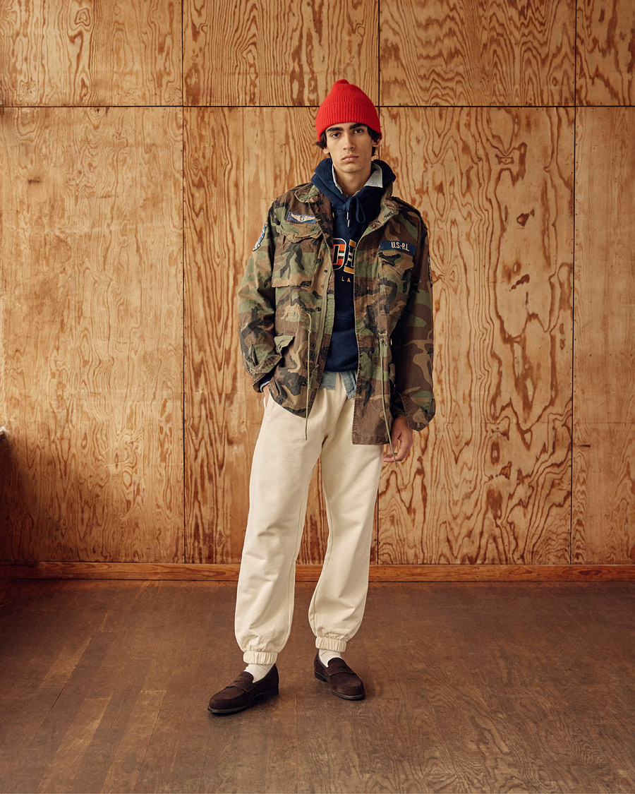 Herren | Pullover | Polo Ralph Lauren | Fleece Retro Logo Hoodie Cruise Navy