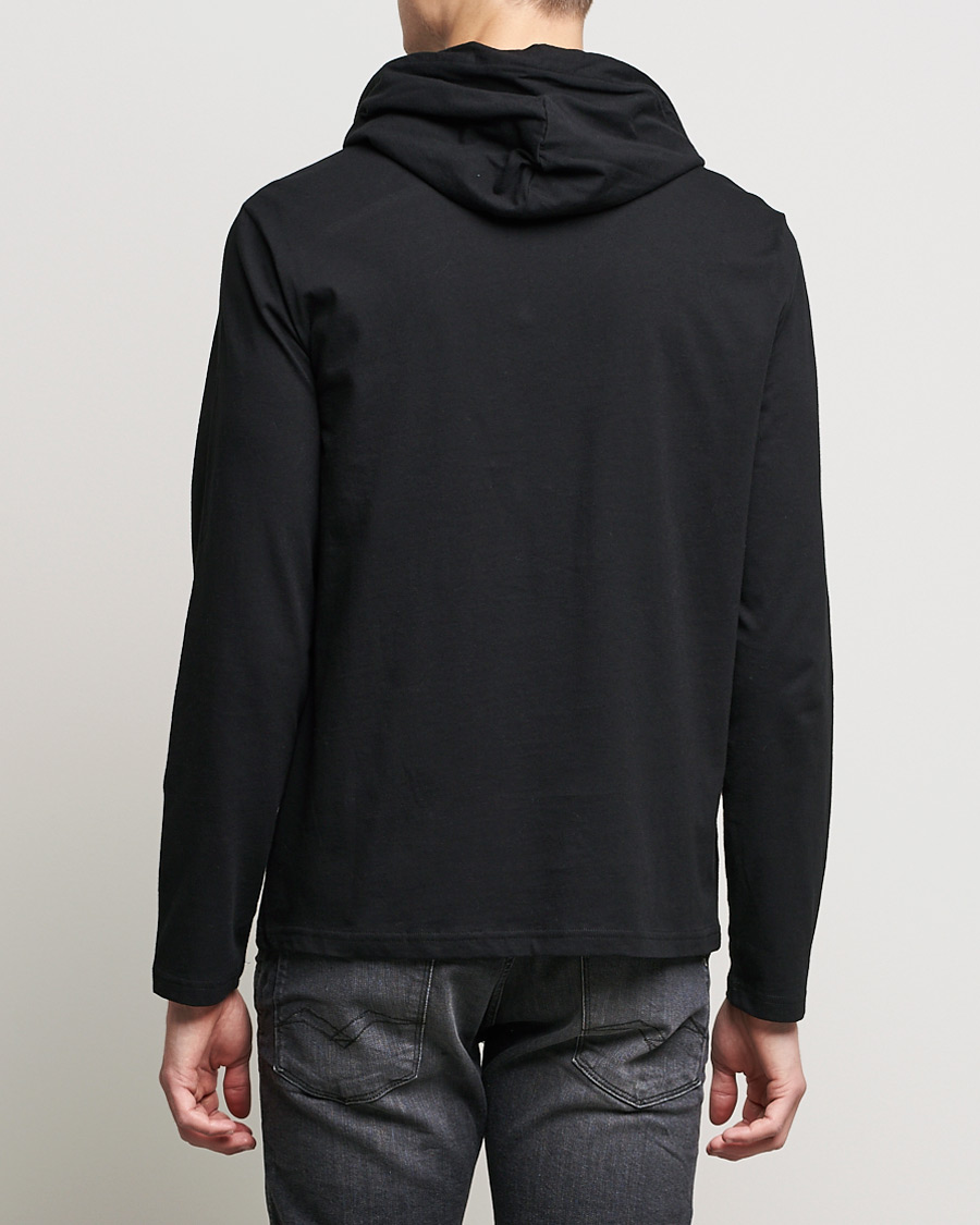 Herren | T-Shirts | Polo Ralph Lauren | Long Sleeve Hooded T-Shirt Polo Black