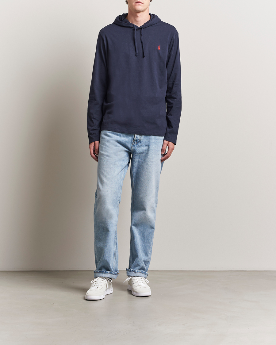 Herren | Pullover | Polo Ralph Lauren | Long Sleeve Hooded T-Shirt Ink