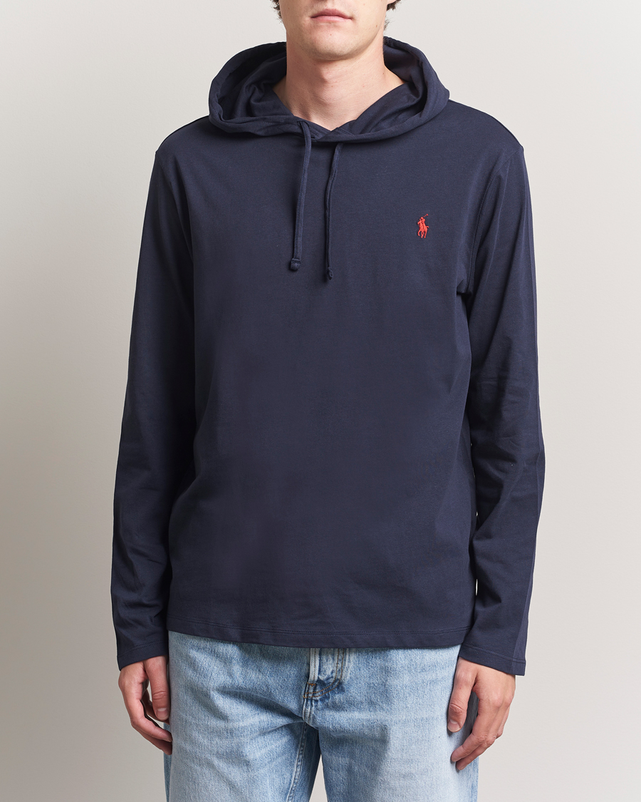 Herren | Pullover | Polo Ralph Lauren | Long Sleeve Hooded T-Shirt Ink