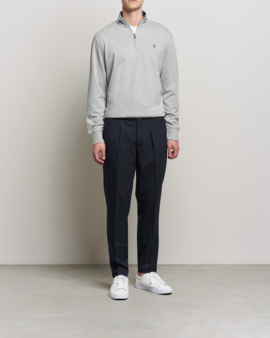 Herren | Pullover | Polo Ralph Lauren | Tech Double Knit Half Zip Andover Heather
