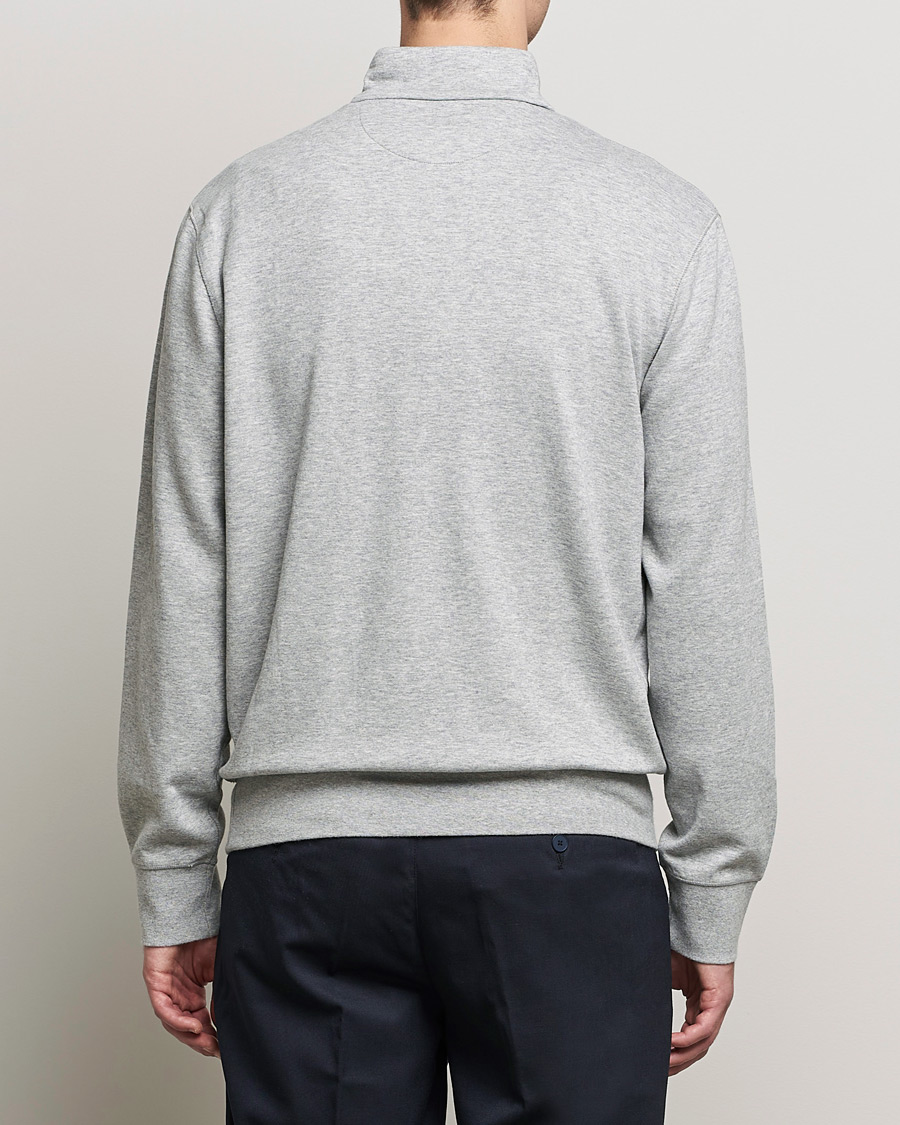 Herren | Pullover | Polo Ralph Lauren | Double Knit Half-Zip Sweater Andover Heather