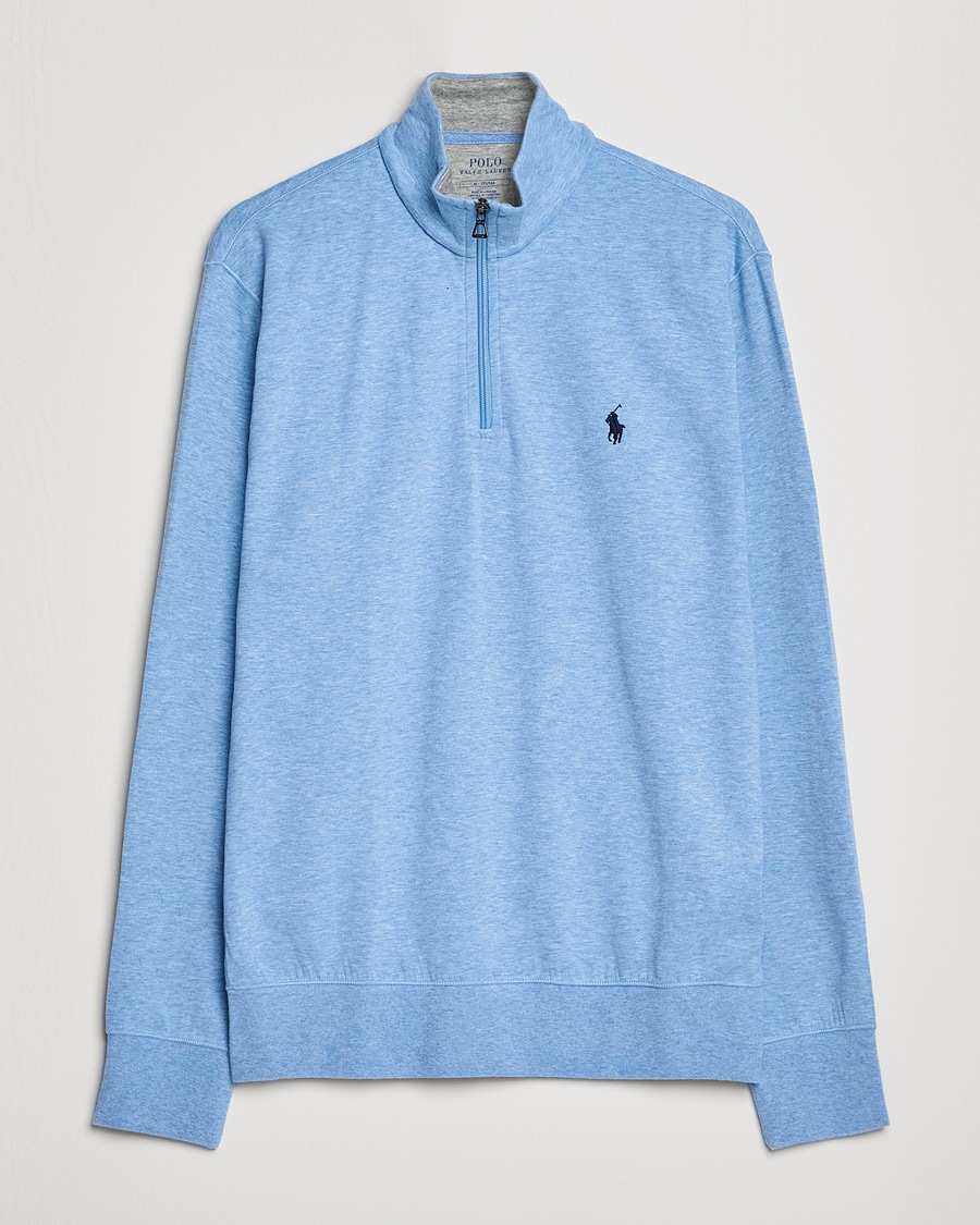 Herren | Pullover | Polo Ralph Lauren | Tech Double Knit Half Zip Isle Heather