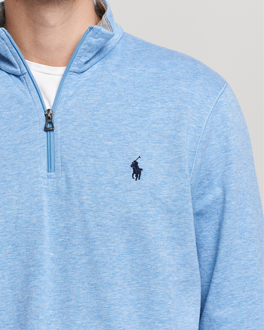Herren | Pullover | Polo Ralph Lauren | Tech Double Knit Half Zip Isle Heather