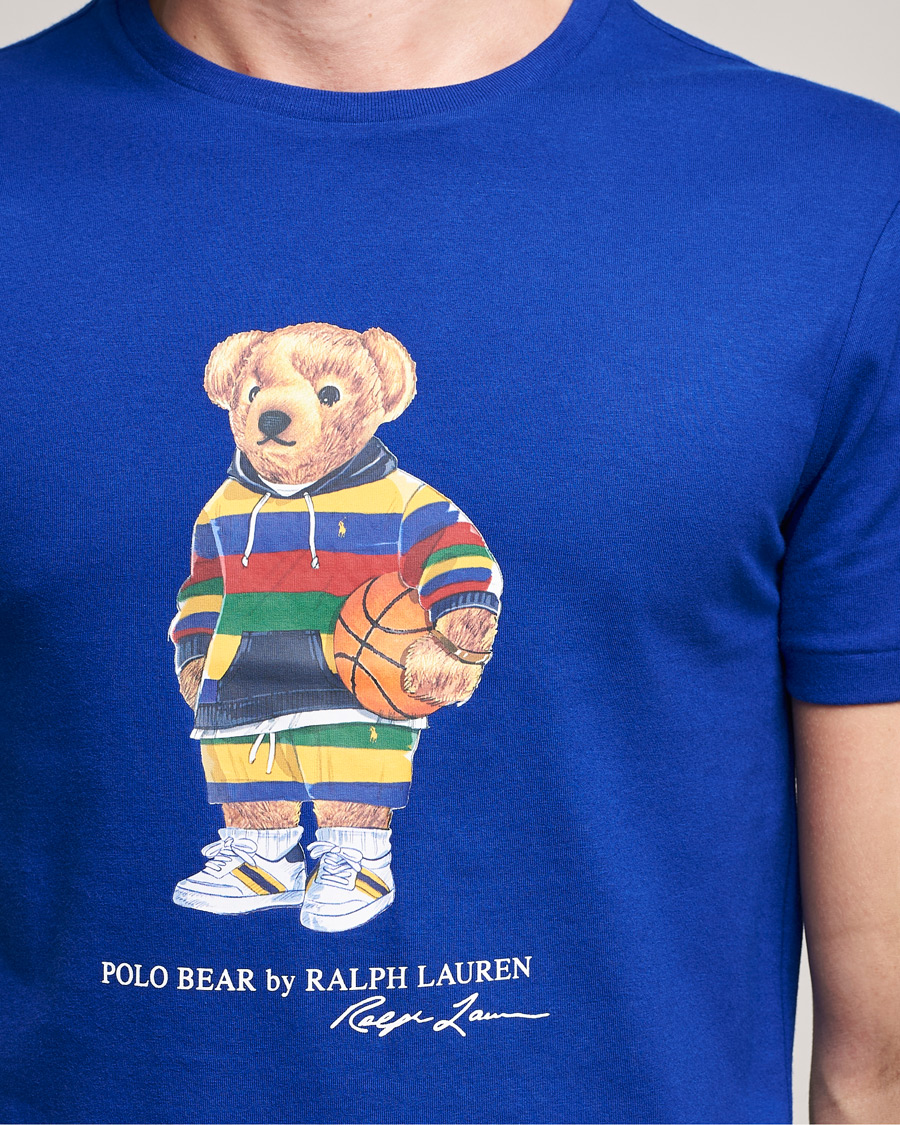 Herren | T-Shirts | Polo Ralph Lauren | Printed Active Bear Crew Neck Tee Heritage Royal