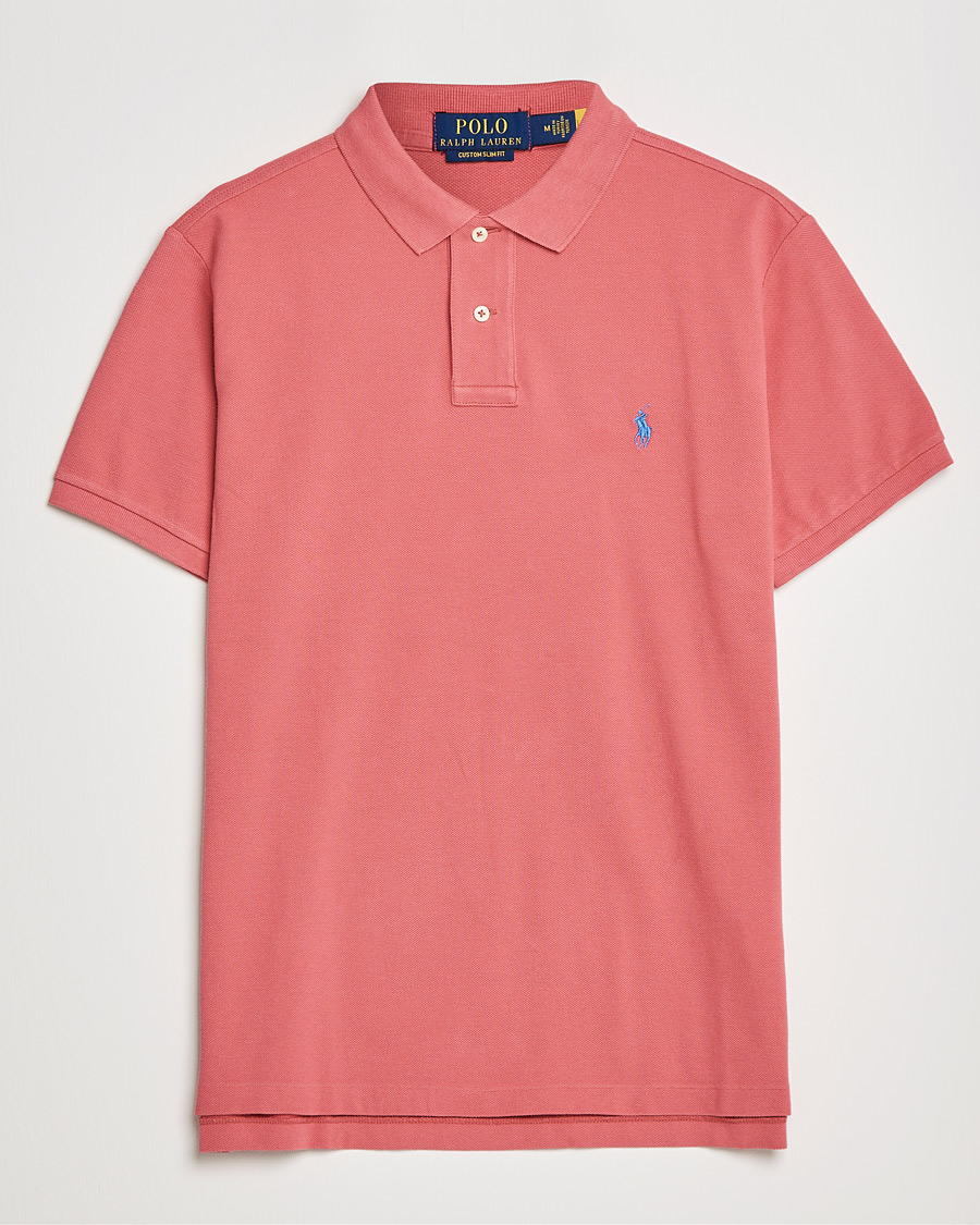 Herren | Poloshirts | Polo Ralph Lauren | Custom Slim Fit Polo Adirondack Berry