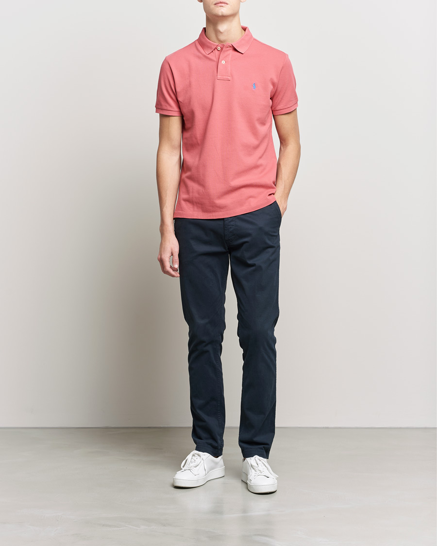 Herren | Poloshirts | Polo Ralph Lauren | Custom Slim Fit Polo Adirondack Berry