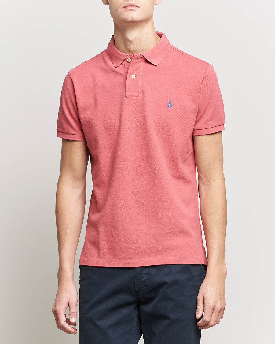 Herren | Poloshirts | Polo Ralph Lauren | Custom Slim Fit Polo Adirondack Berry