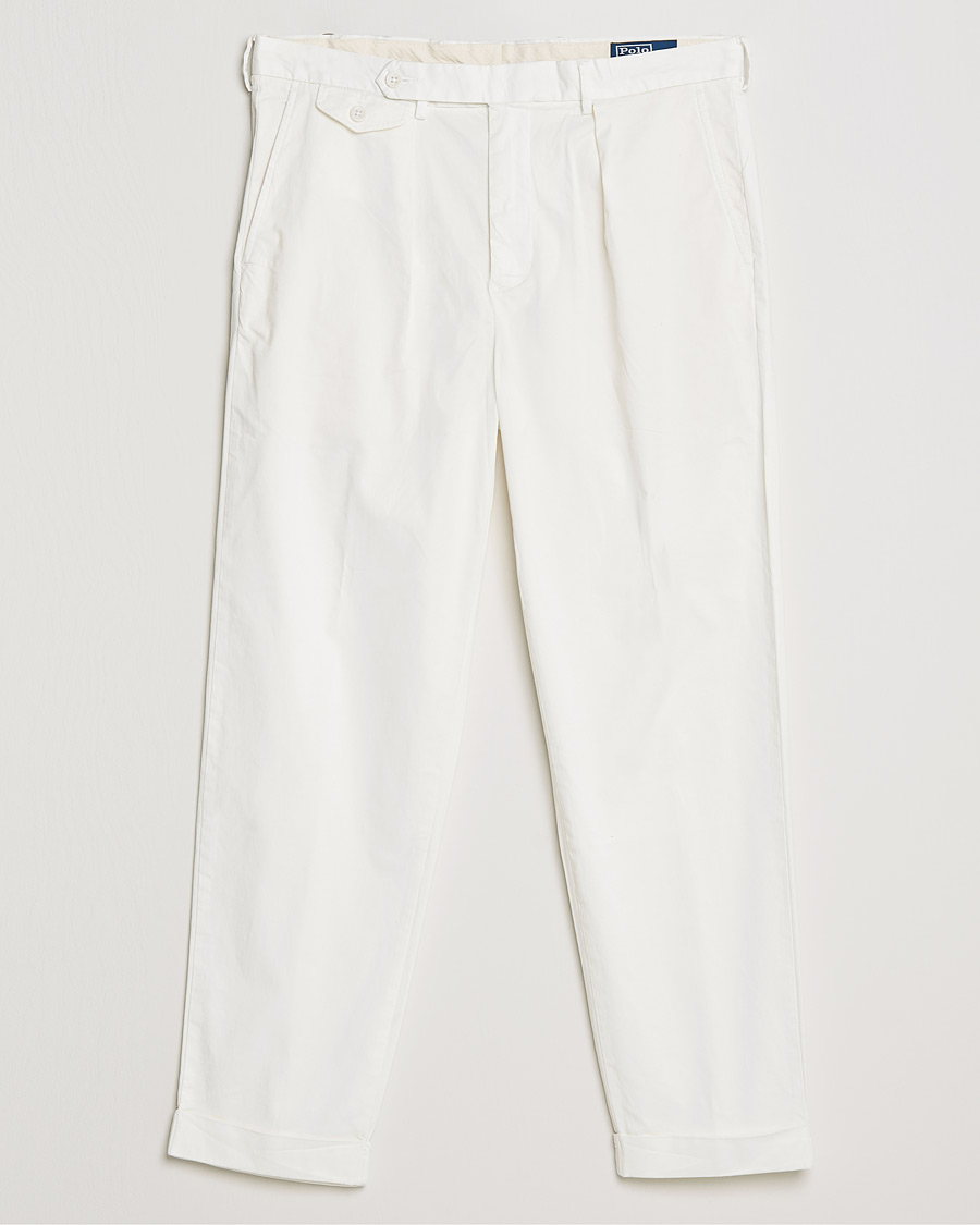 Herren | Hosen | Polo Ralph Lauren | Featherweight Twill Trousers Deckwash White