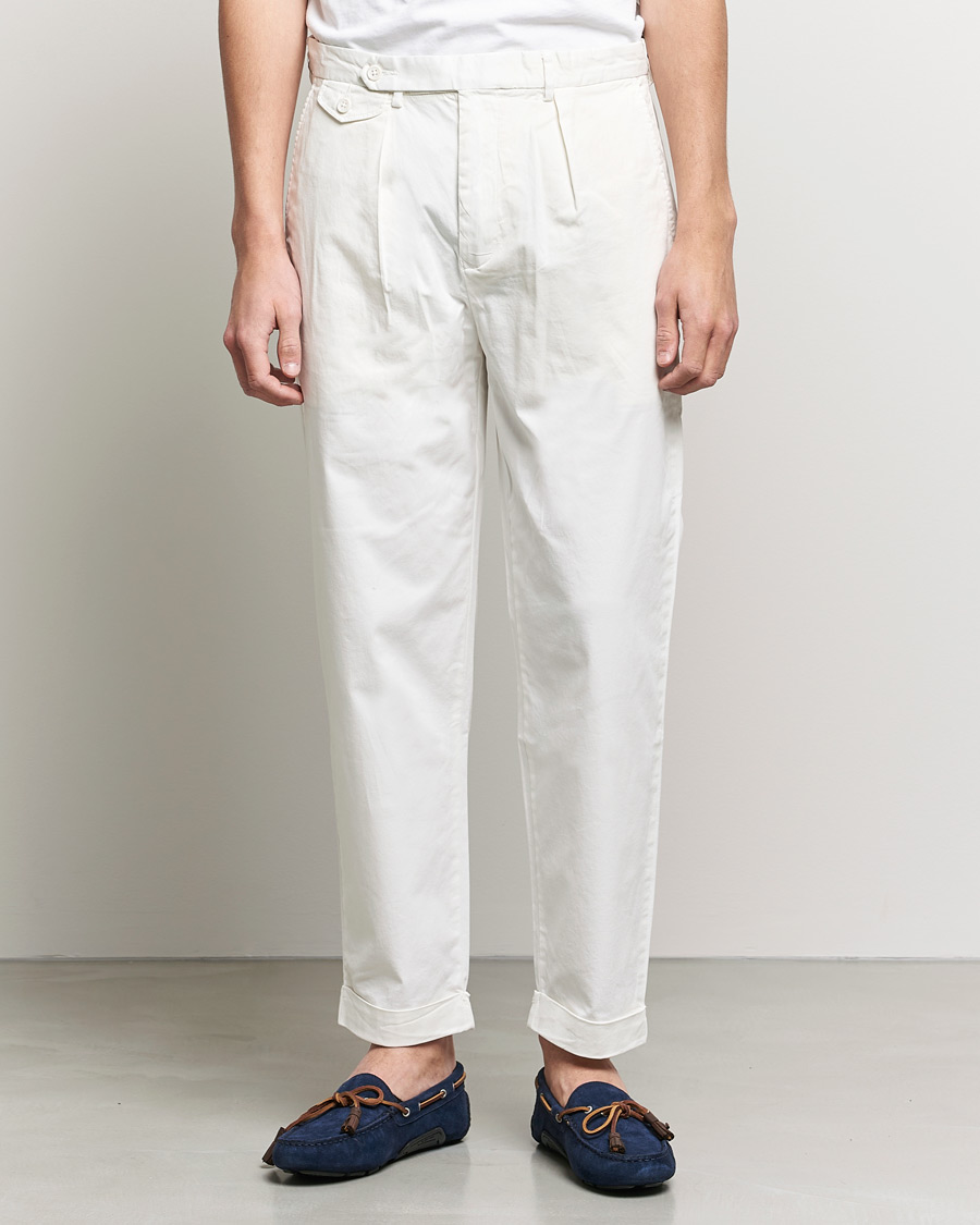 Herren | Hosen | Polo Ralph Lauren | Featherweight Twill Trousers Deckwash White