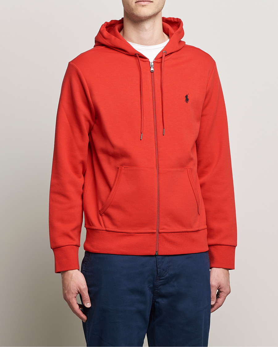 Red full zip jacket hotsell